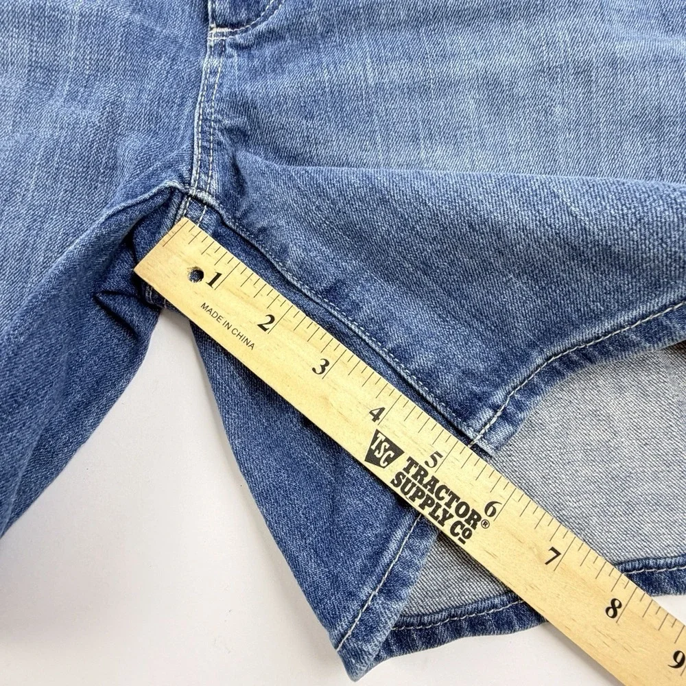 LOFT Denim Shorts Womens 27/ 4 Blue Mid Rise Stretch Jean‎ Shorts Casual Summer